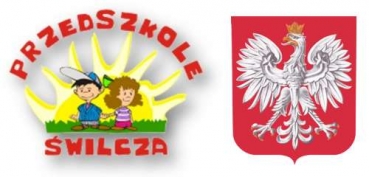 Logo przedszkola i godło państwowe
